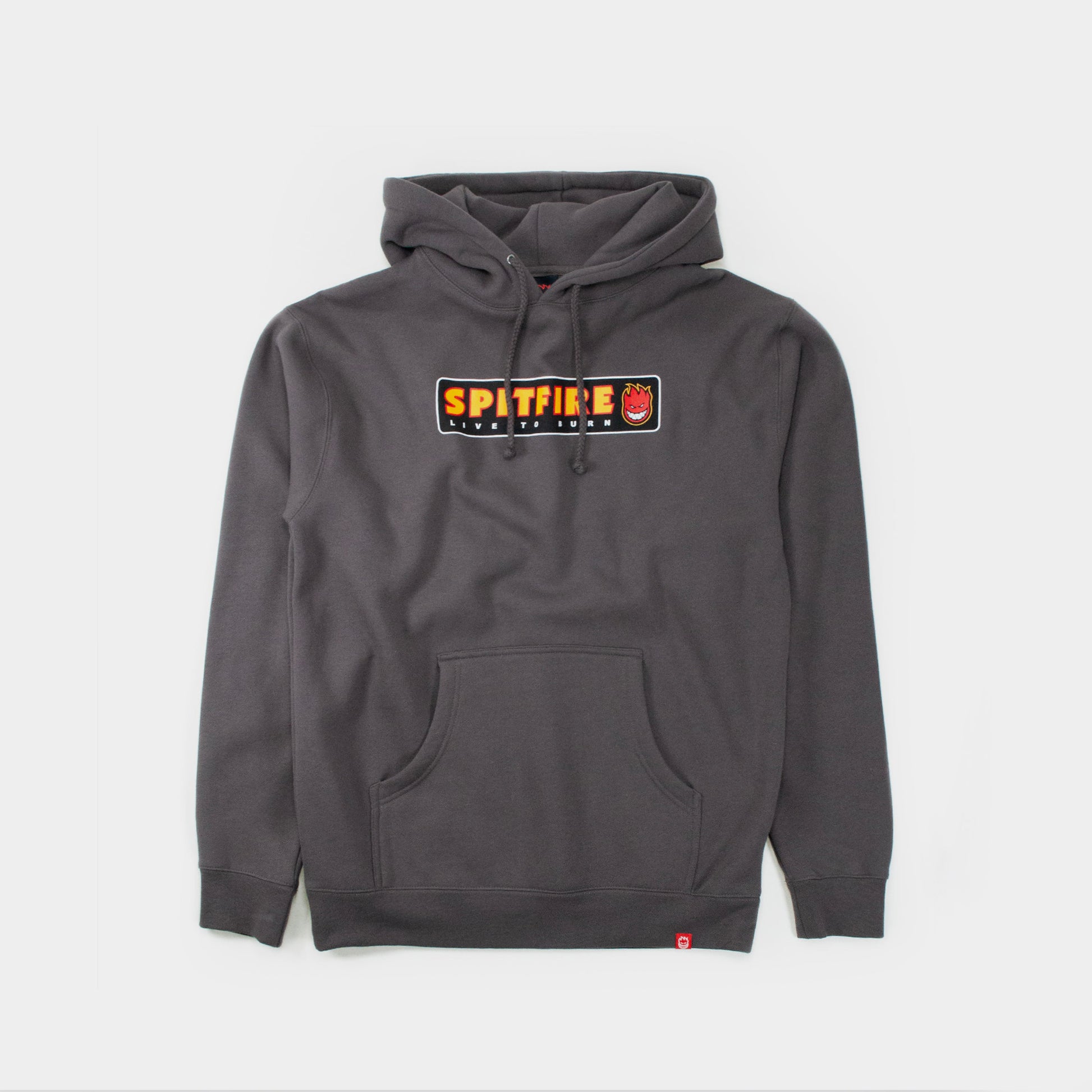 Spitfire Ltb Hooded Sweat - Charcoal/ Multi - Prime Delux Store