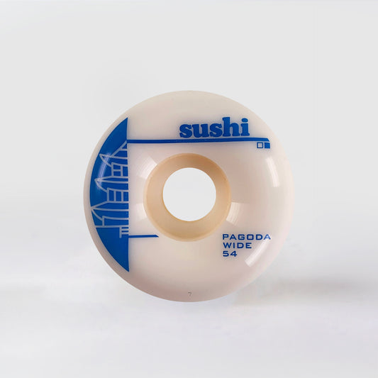 Sushi - 99a Pagoda Wide Wheels - White / Blue - Prime Delux Store