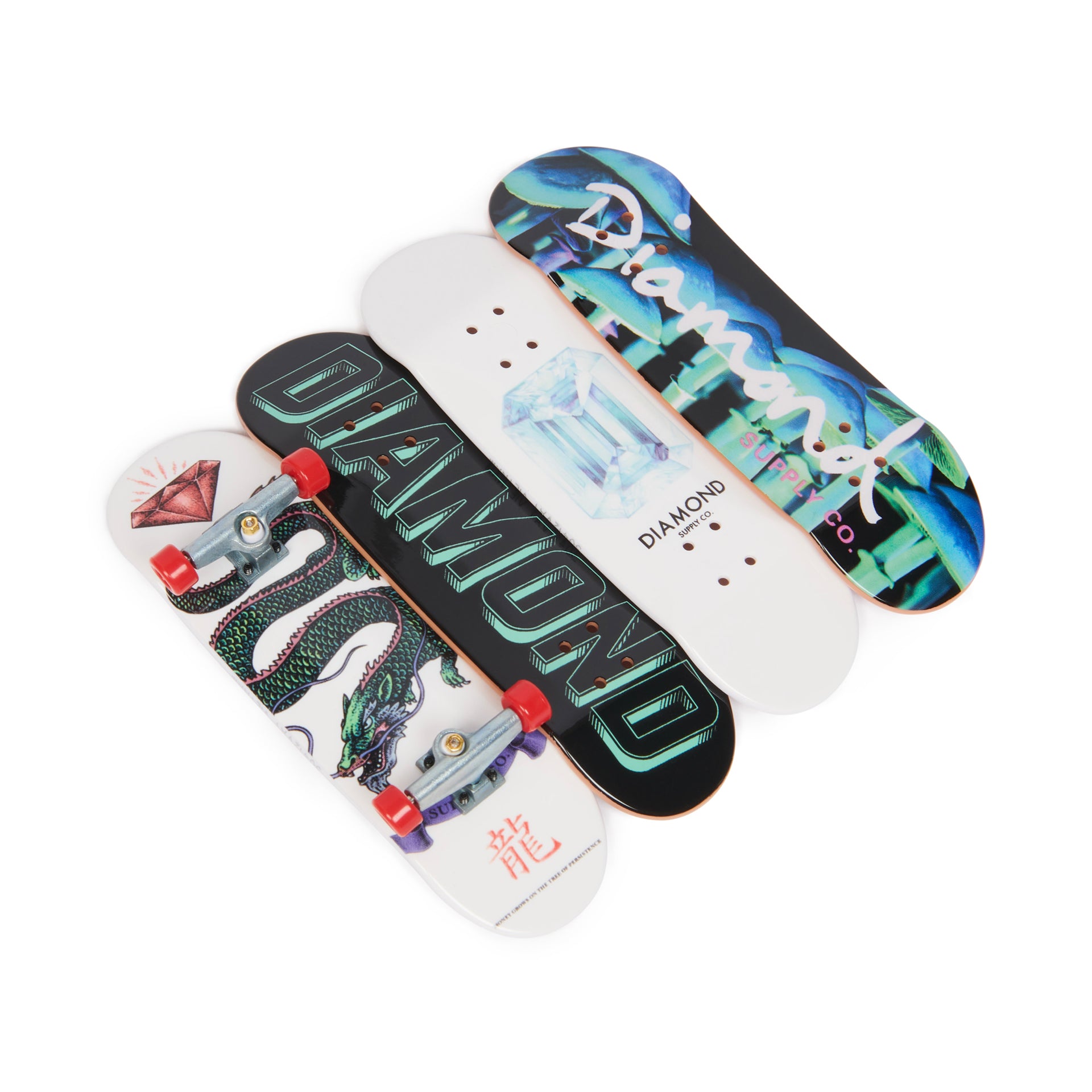 Tech Deck - Deluxe Diamond Fingerboard 4 Pack (M32) - 96mm - Prime Delux Store