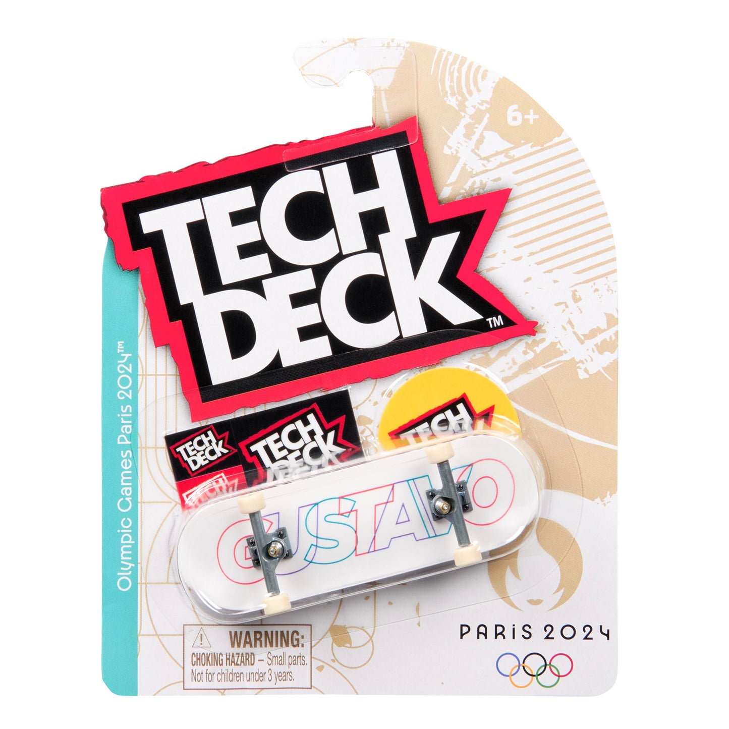 Tech Deck - Olympic Paris 2024 Gustavo Ribeiro Fingerboard (M50) - 96mm - Prime Delux Store