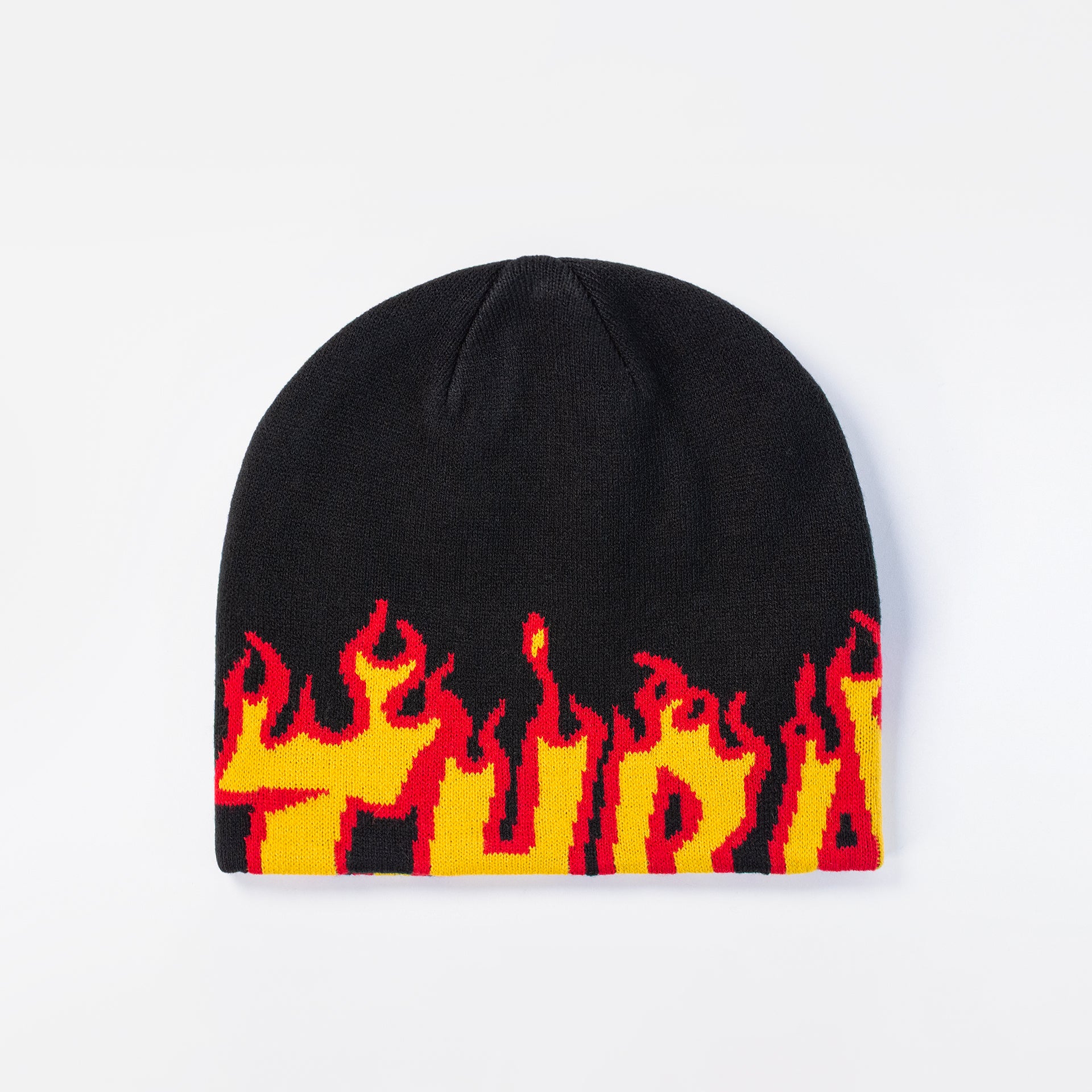 Thrasher Skully Flame Logo Beanie - Black - Prime Delux Store