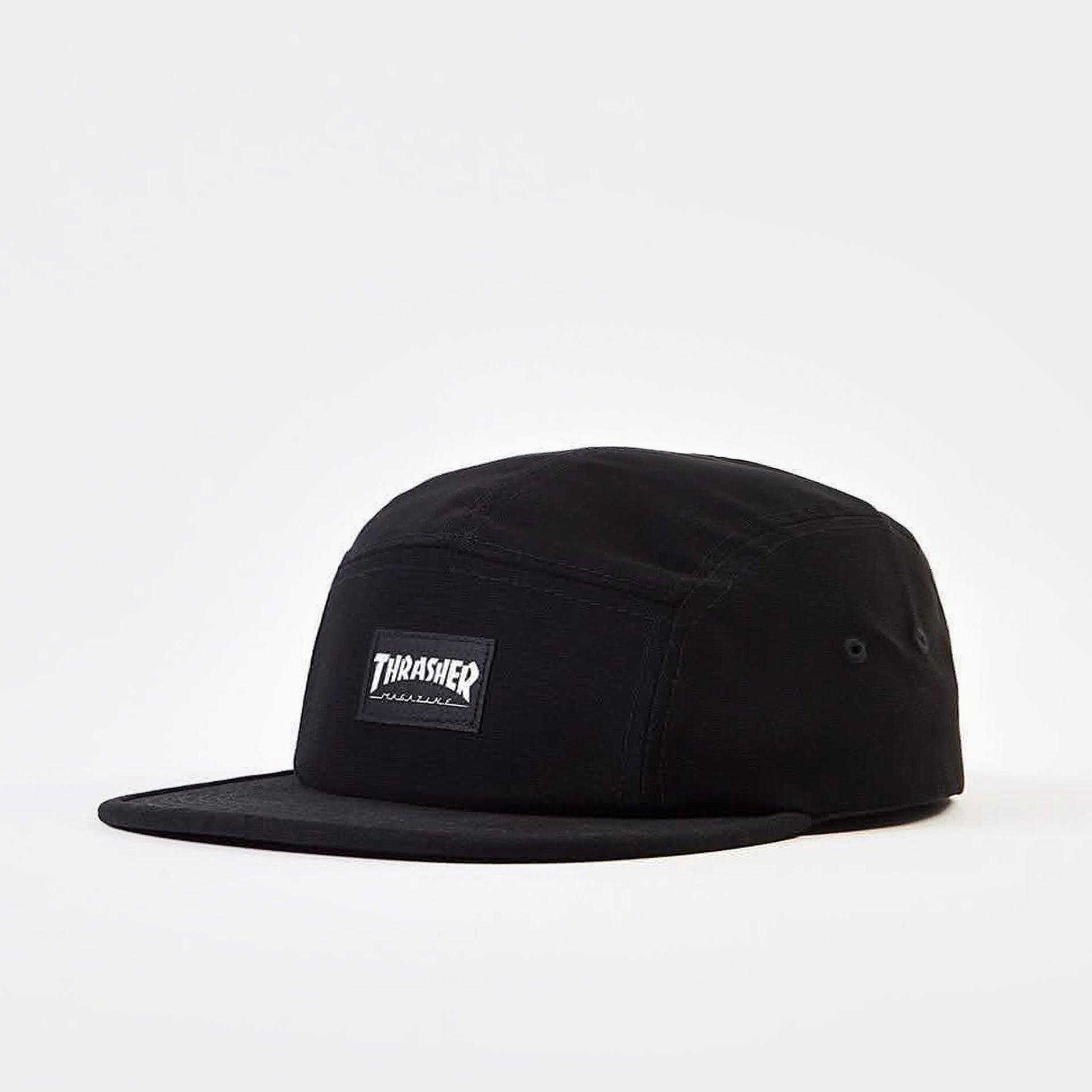 Thrasher 5 Panel Cap - Black - Prime Delux Store