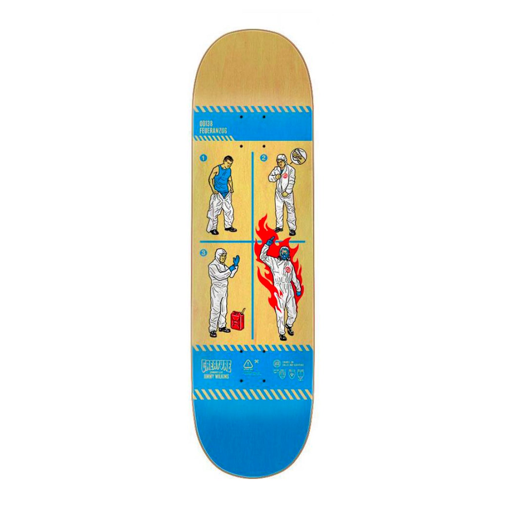 Creature - 8.8" Wilkins Standard Issue Deck - Blue - Prime Delux Store