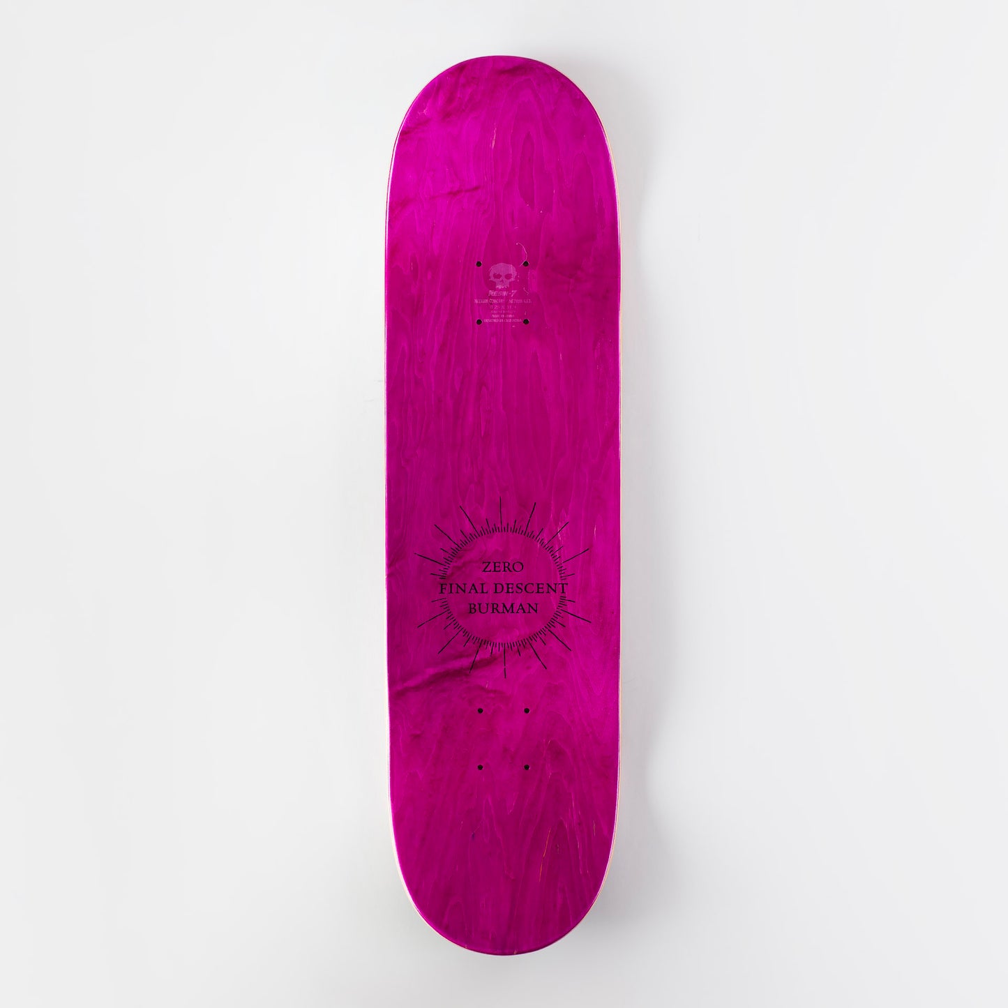 Zero 8.25" Micah Ulrich Final Descent Dane Burman Deck - Black - Prime Delux Store