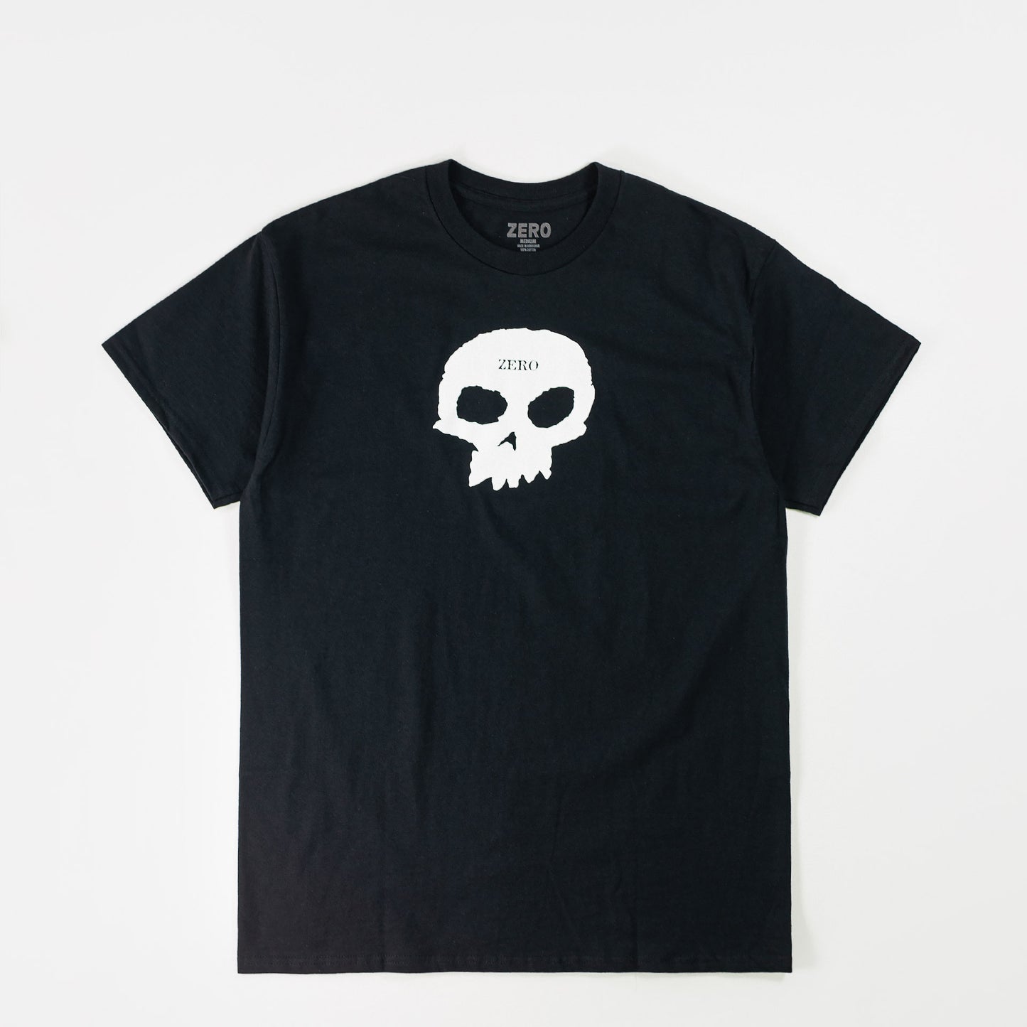 Zero Single Skull T-shirt - Black/White - Prime Delux Store