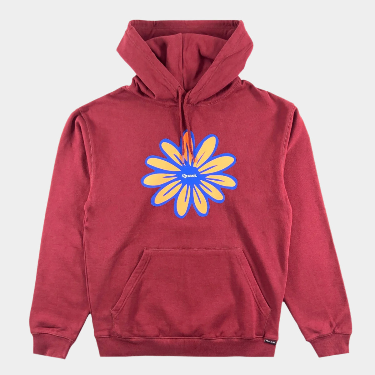 Quasi Bloomer Hooded Sweat - Burgundy - Prime Delux Store