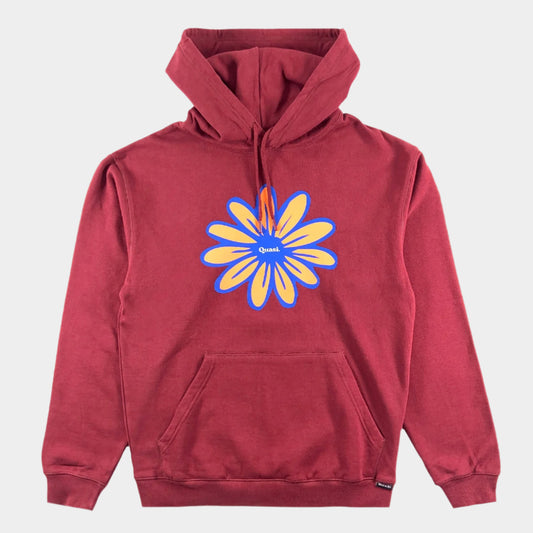 Quasi Bloomer Hooded Sweat - Burgundy - Prime Delux Store