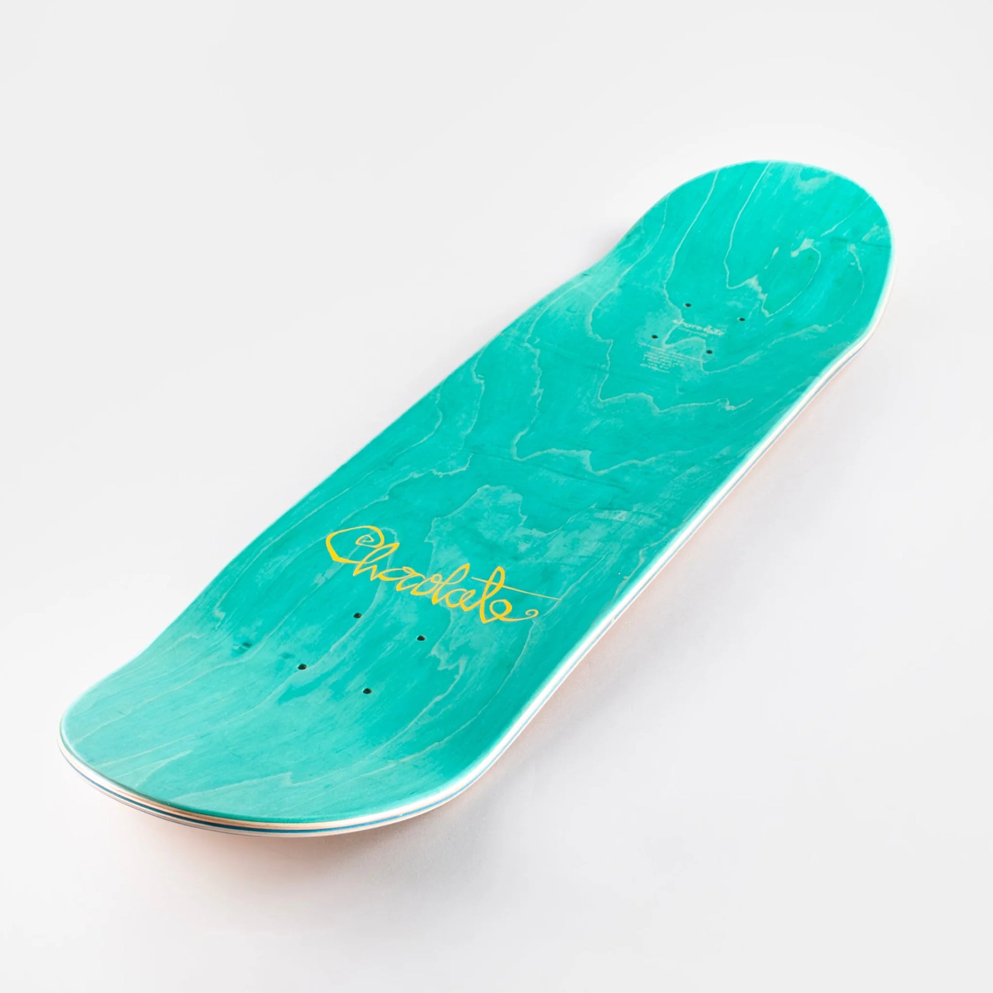 Chocolate 8.5" OG Script Carl Aikens Deck - Orange - Prime Delux Store