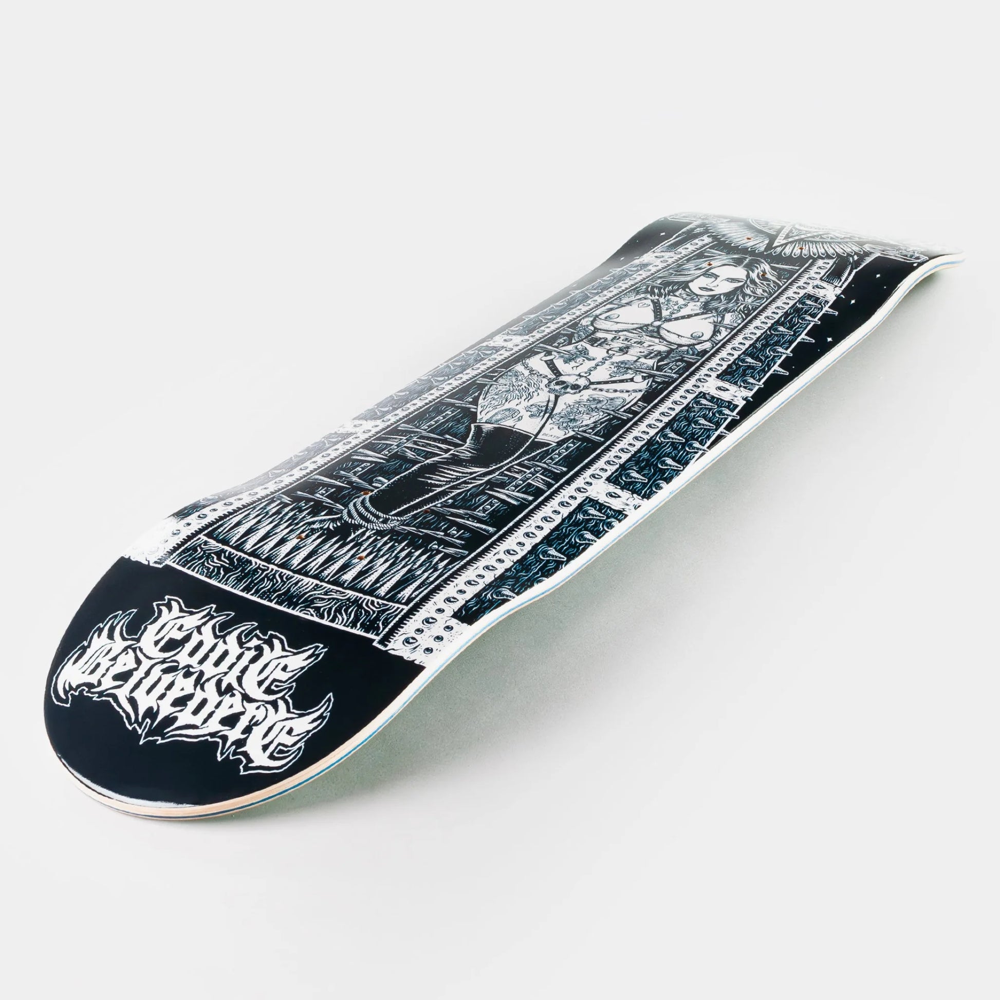 Death 8.5" Eddie Belvedere Maiden Deck - Black/White - Prime Delux Store