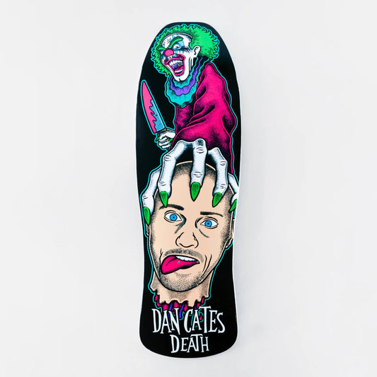 Death 9.375" Dan Cates Killer Clown II Deck - Black/Multi - Prime Delux Store