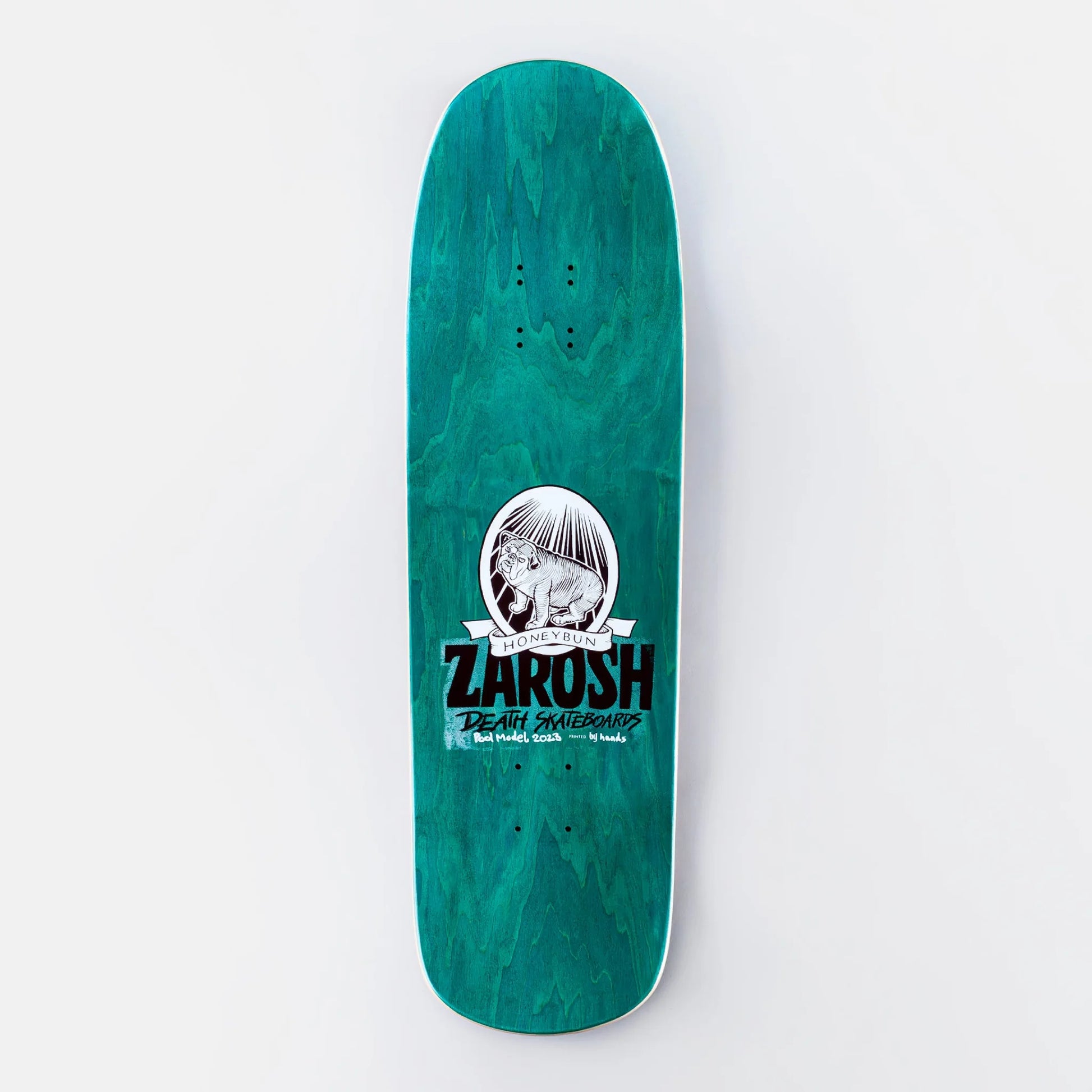 Death 9" Zarosh Heart Hand Screened Deck - Gold/Yellow - Prime Delux Store