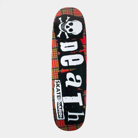 Death Punk Tartan Hybrid Deck - 8.9" - Prime Delux Store