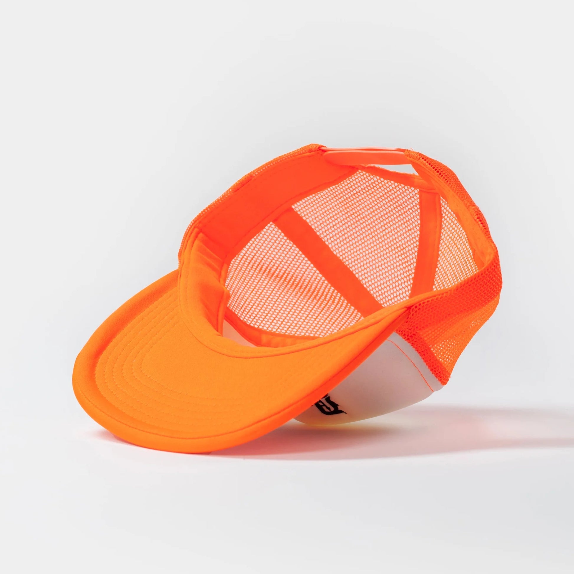 Death Skateboards Mesh Trucker Cap - Orange / White - Prime Delux Store