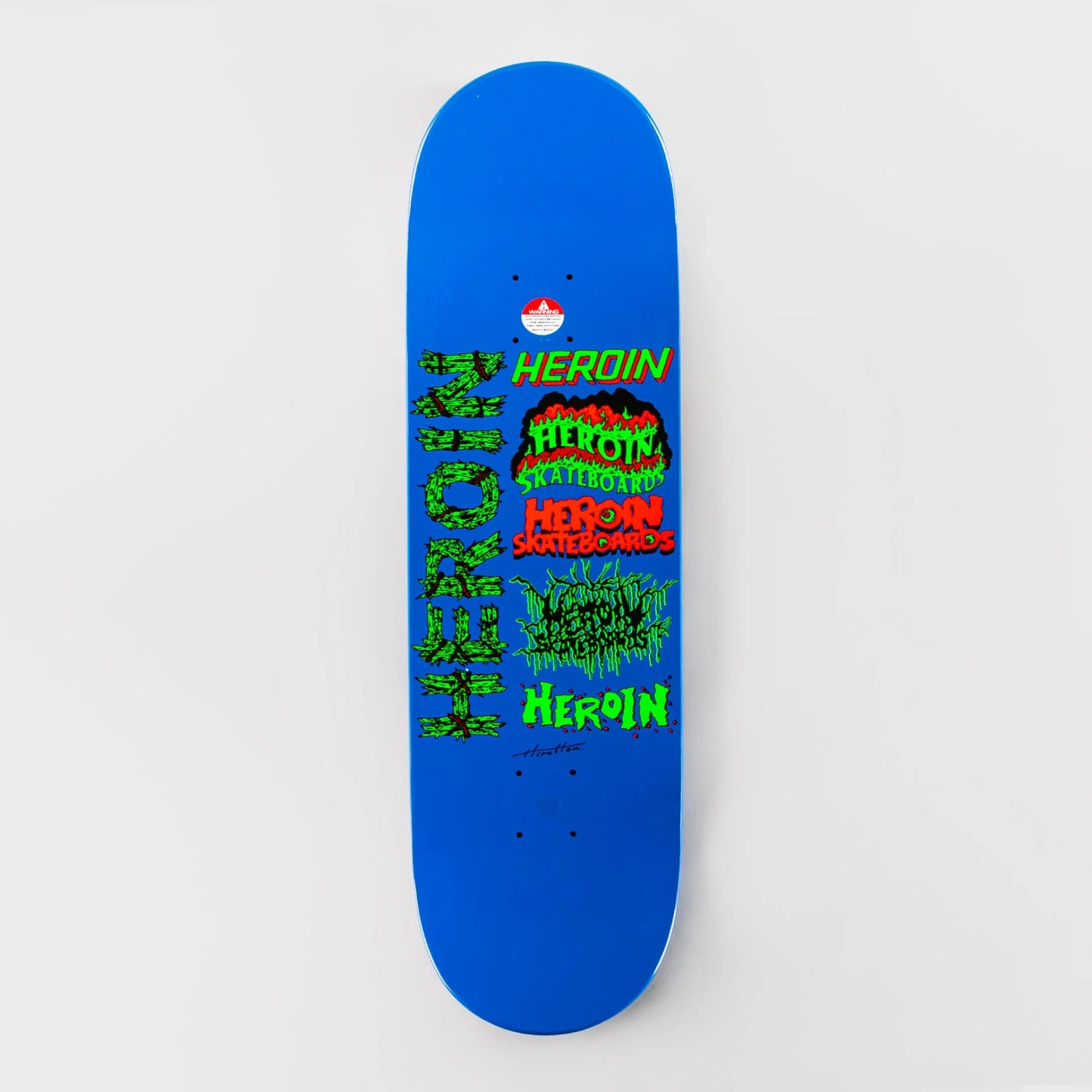 Heroin 8.25" Lee Yankou Life Deck - Blue - Prime Delux Store
