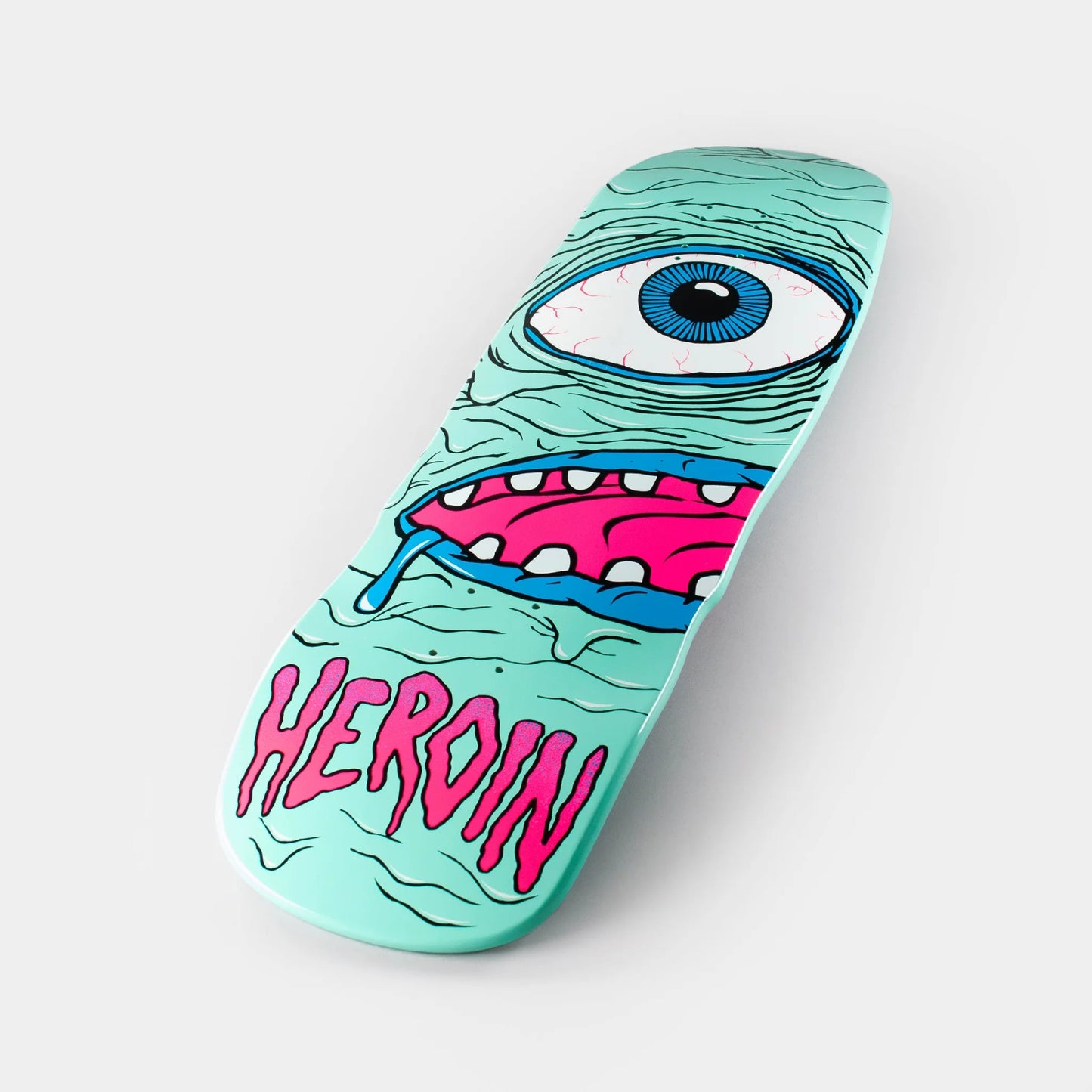 Heroin 9.25" Mid Mutant Deck - Teal/Pink - Prime Delux Store