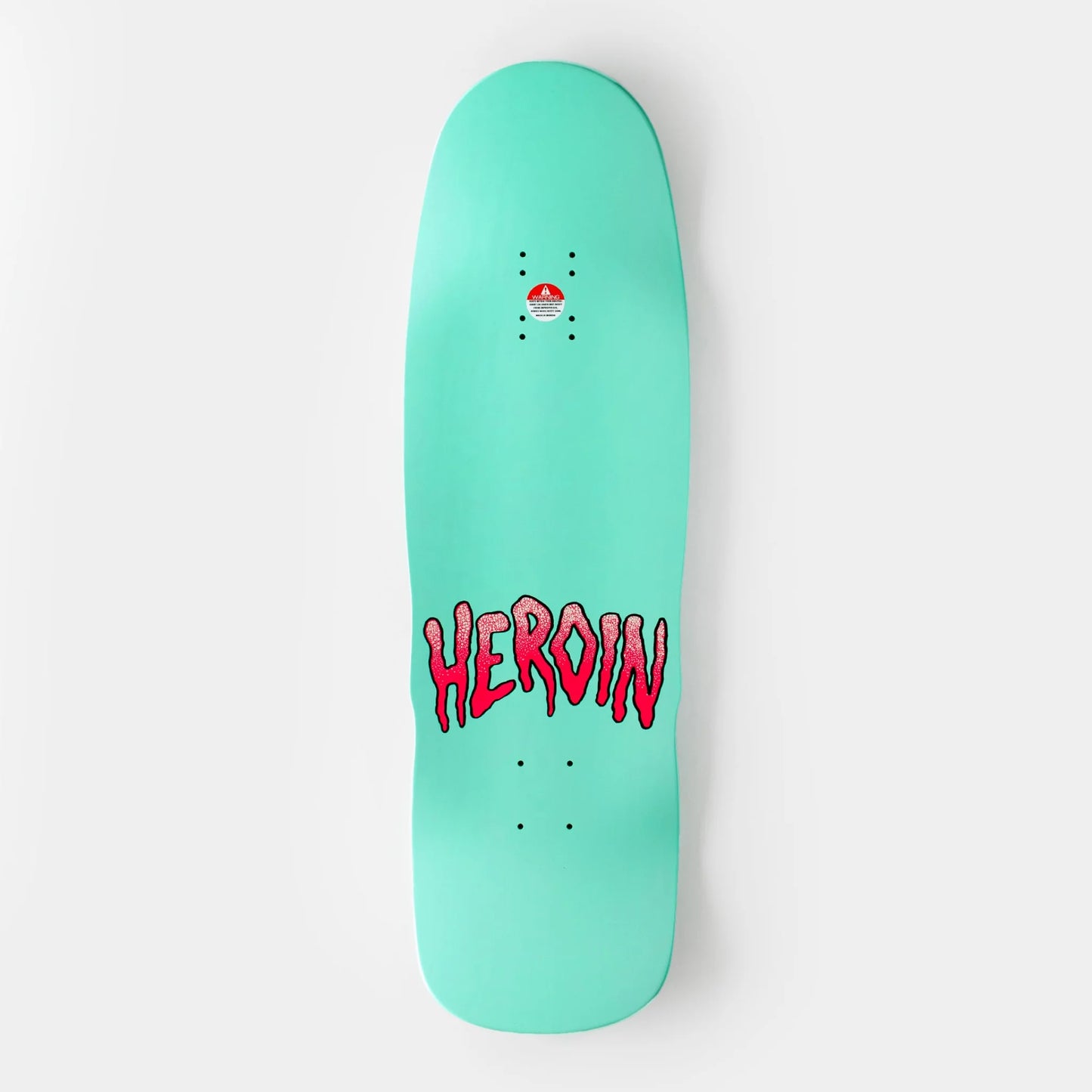 Heroin 9.25" Mid Mutant Deck - Teal/Pink - Prime Delux Store