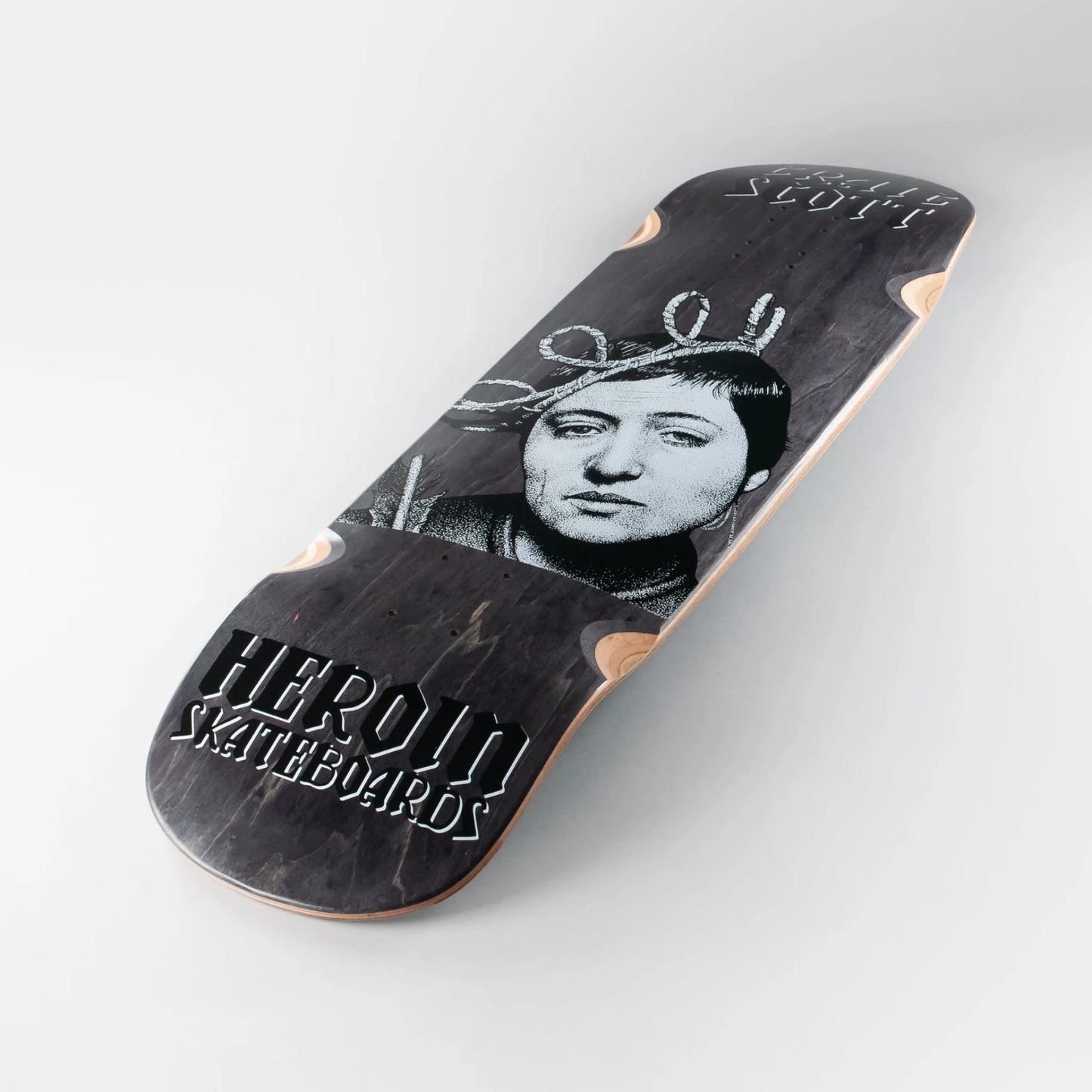 Heroin 9.5" Craig Questions Joan Deck - Black Stain - Prime Delux Store