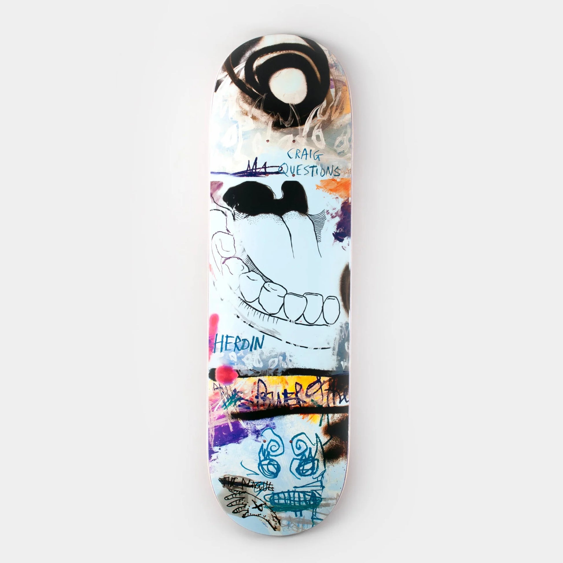 Heroin 9" Craig Questions Painted Deck - Multi - Prime Delux Store