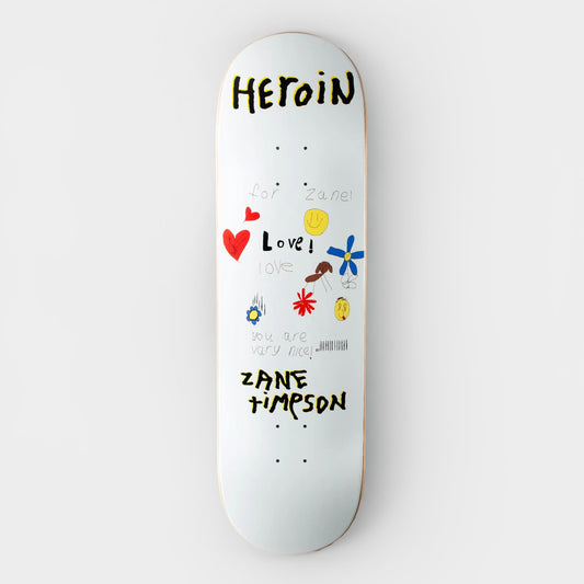 Heroin 9" Zane Timpson Very Nice Deck - White - Prime Delux Store