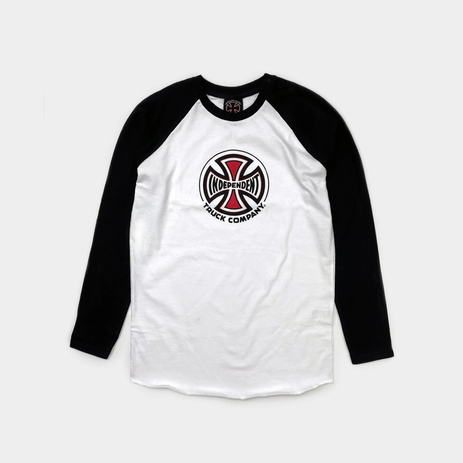 Independent Youth Truck Co. L/S Baseball T Shirt - Black / White - Prime Delux Store