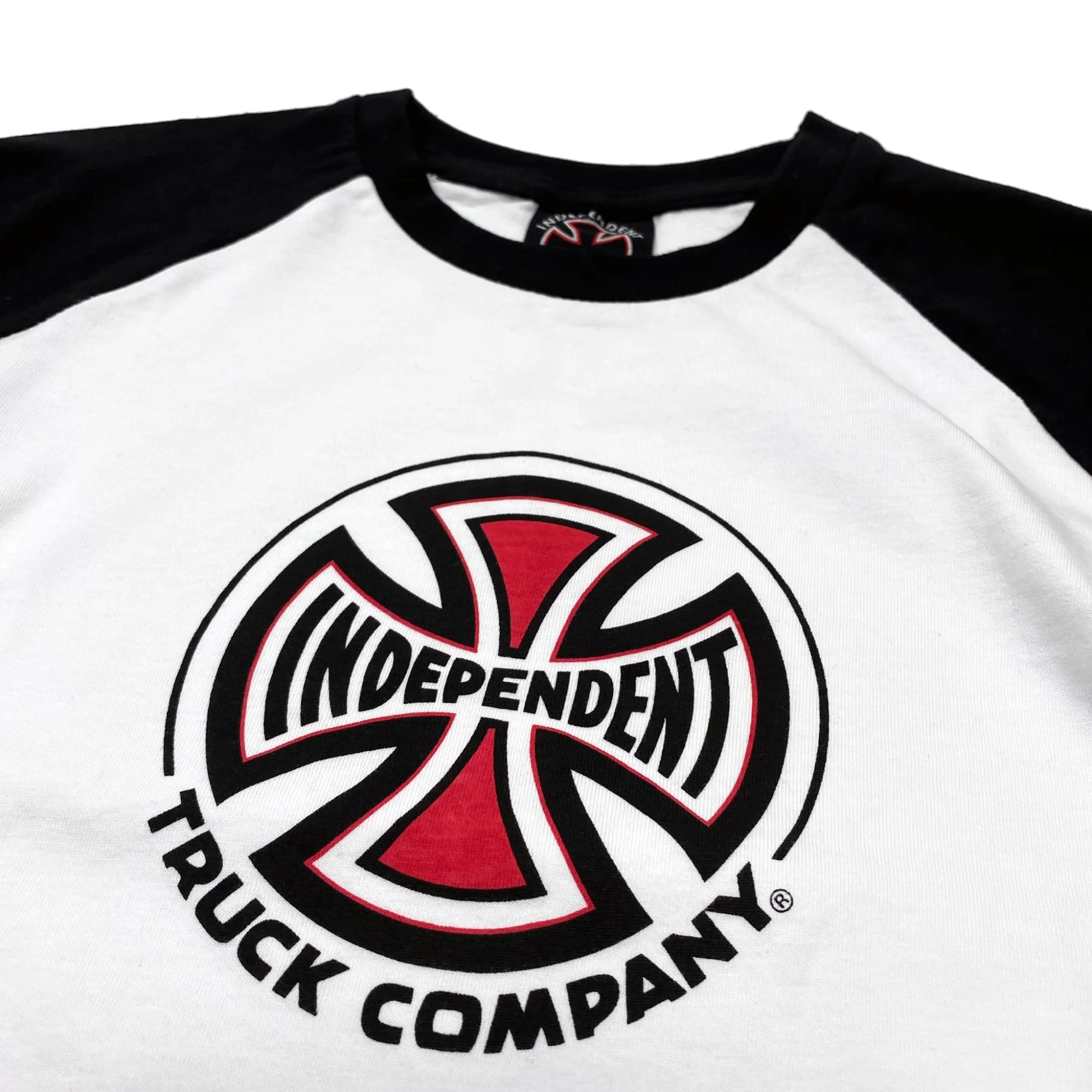 Independent Youth Truck Co. L/S Baseball T Shirt - Black / White - Prime Delux Store