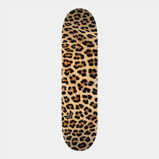 Mini Logo - 7.75" - FF&F 18 Leopard Fur 291 Mini Deck - Multi - Prime Delux Store