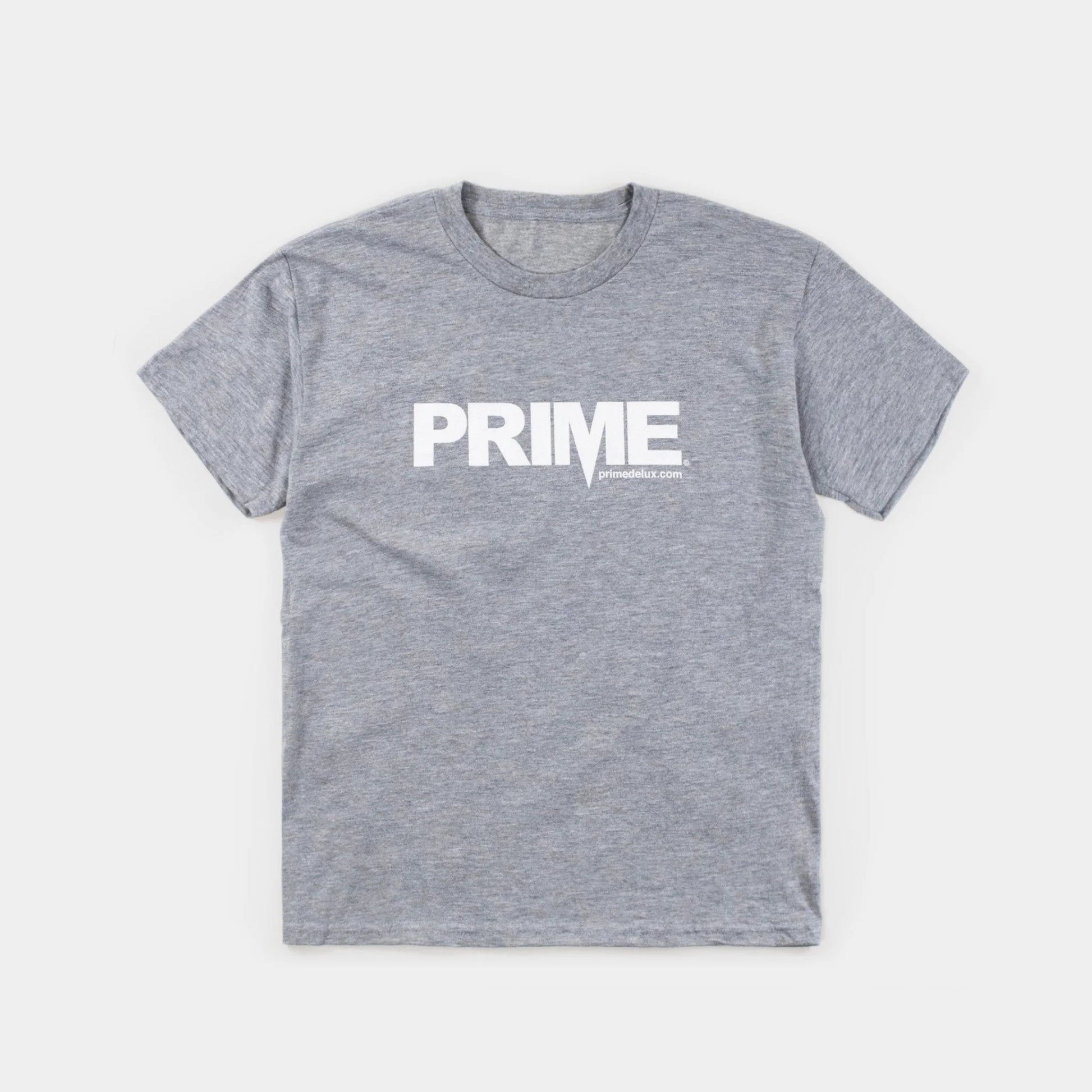 Prime Delux OG Logo Kids T Shirt - Sport Grey/ White - Prime Delux Store