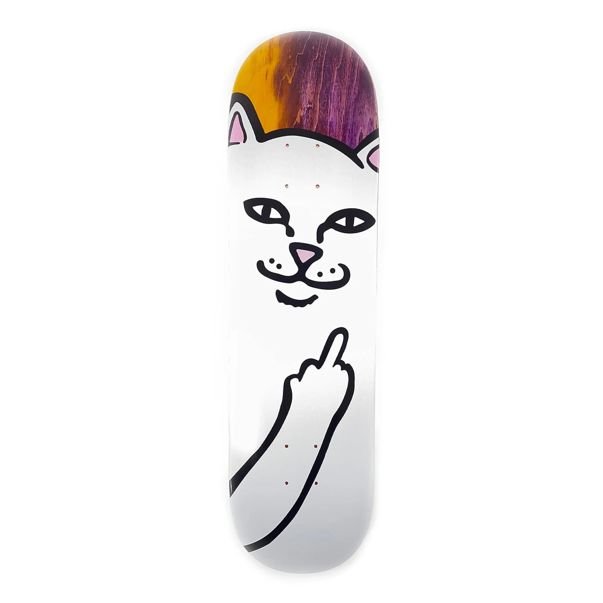 RIPNDIP Lord Nermal Deck Purple Yellow - 8.5" - Prime Delux Store