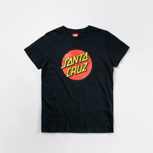 Santa Cruz Youth Dot T-Shirt - Black - Prime Delux Store