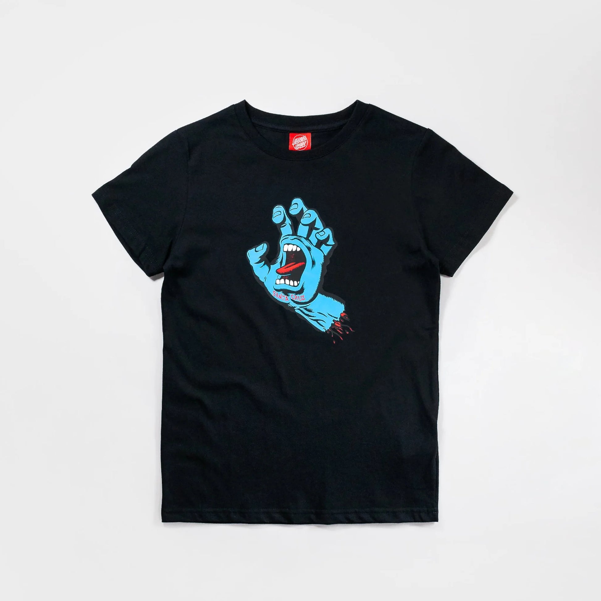 Santa Cruz Youth OS Screaming Hand T Shirt - Black - Prime Delux Store
