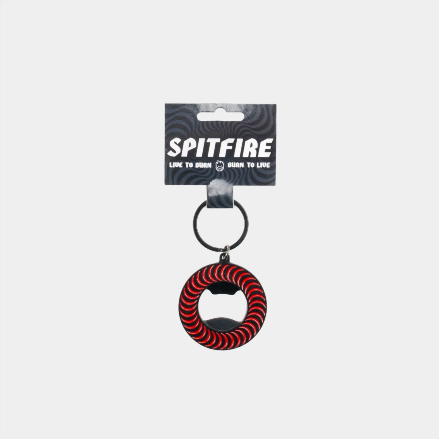Spitfire Classic Swirl Bottle Opener - Black/ Red - Prime Delux Store