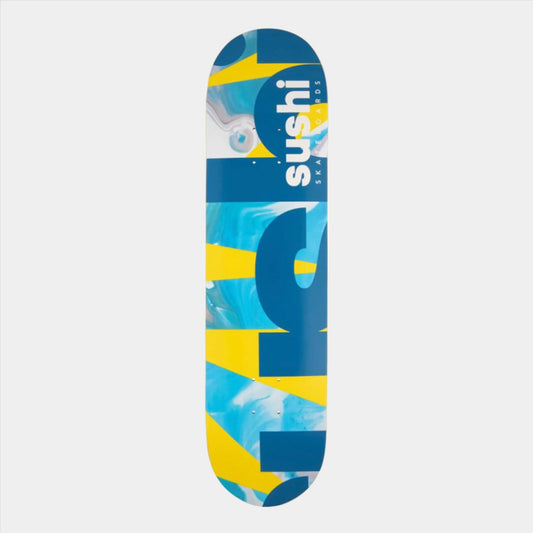 Sushi - 8"-  Spectrum Deck - Yellow / Teal - Prime Delux Store