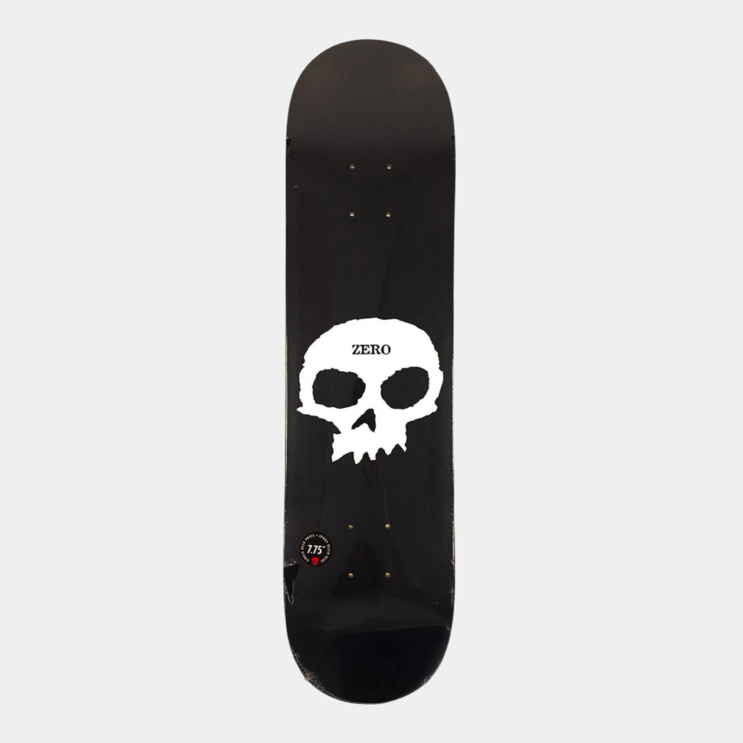 Zero - 8.375" Single Skull Deck - Black / White - Prime Delux Store