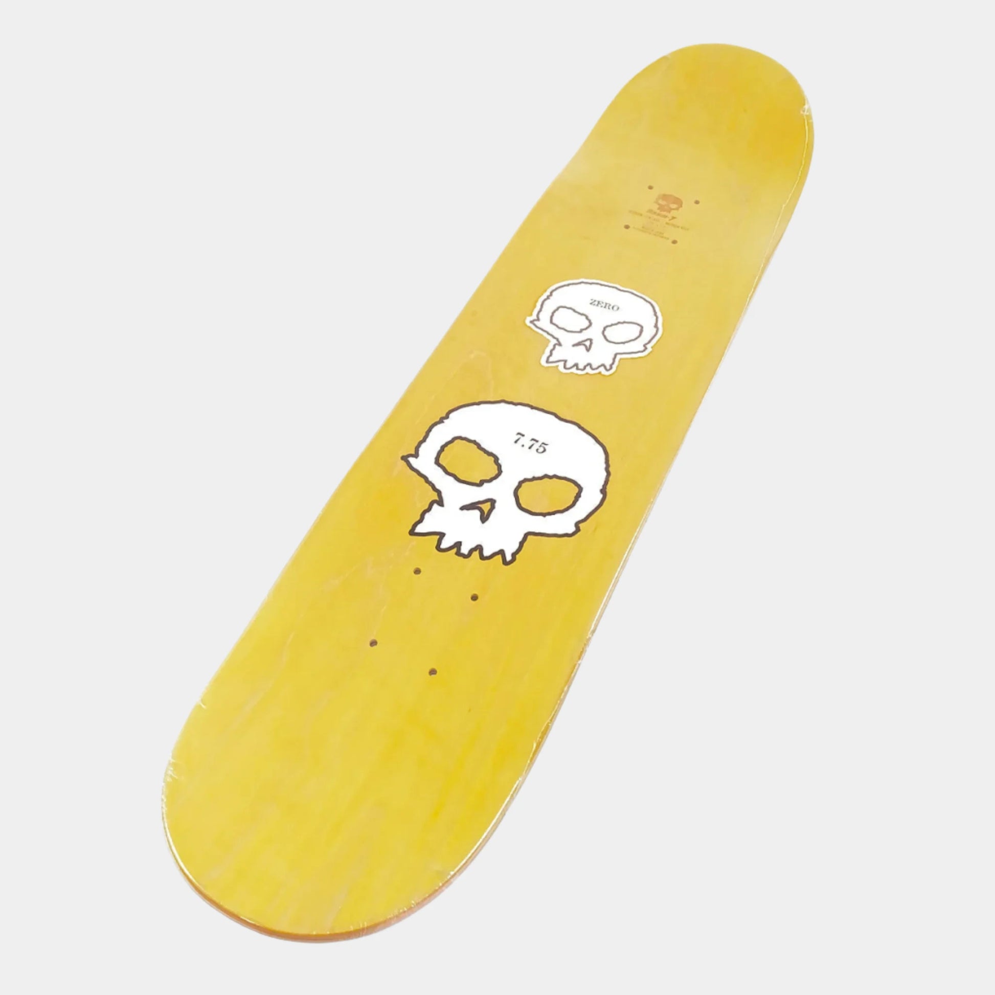 Zero - 8.375" Single Skull Deck - Black / White - Prime Delux Store