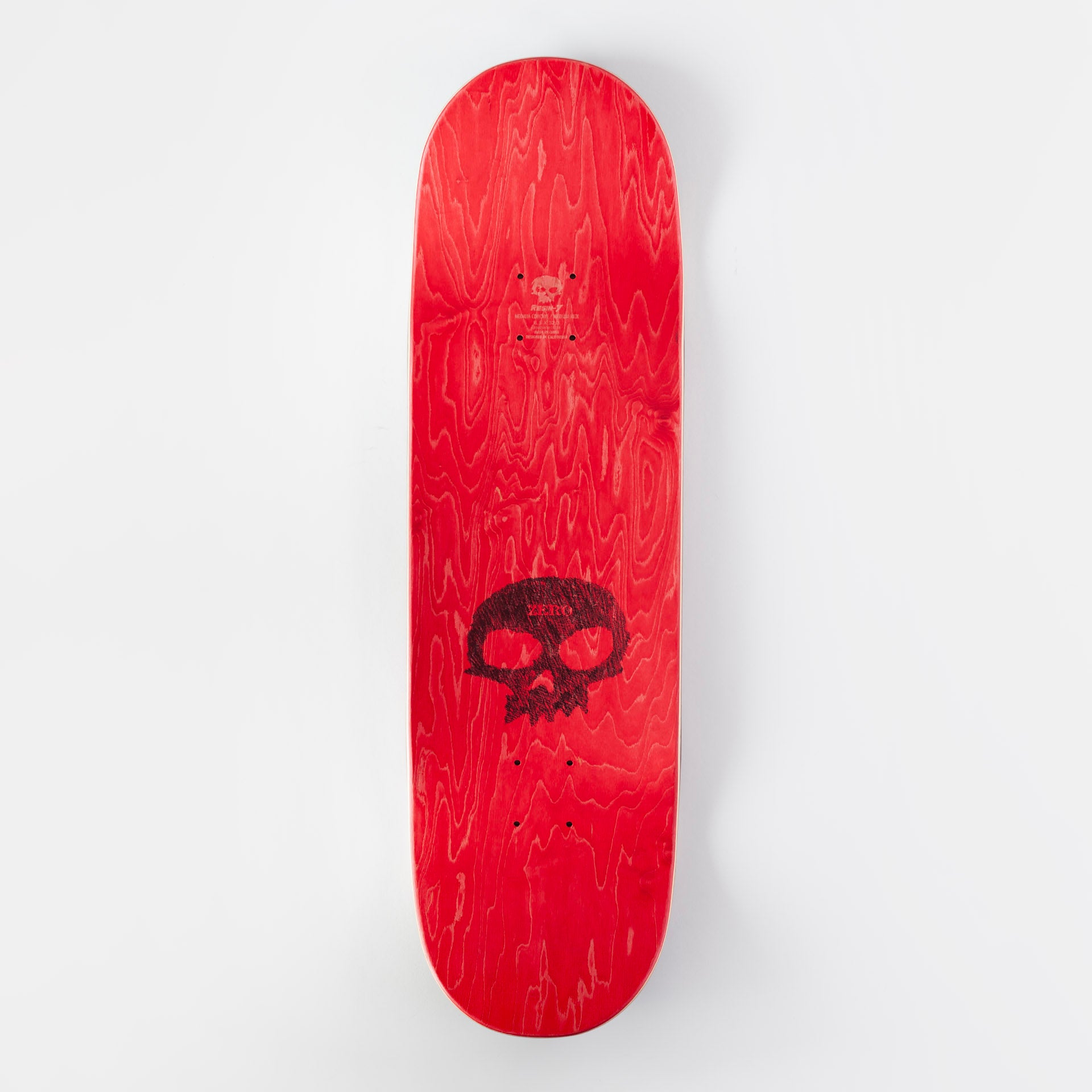 Zero 8.5" Single Skull Chalkboard Deck - Black - Prime Delux Store