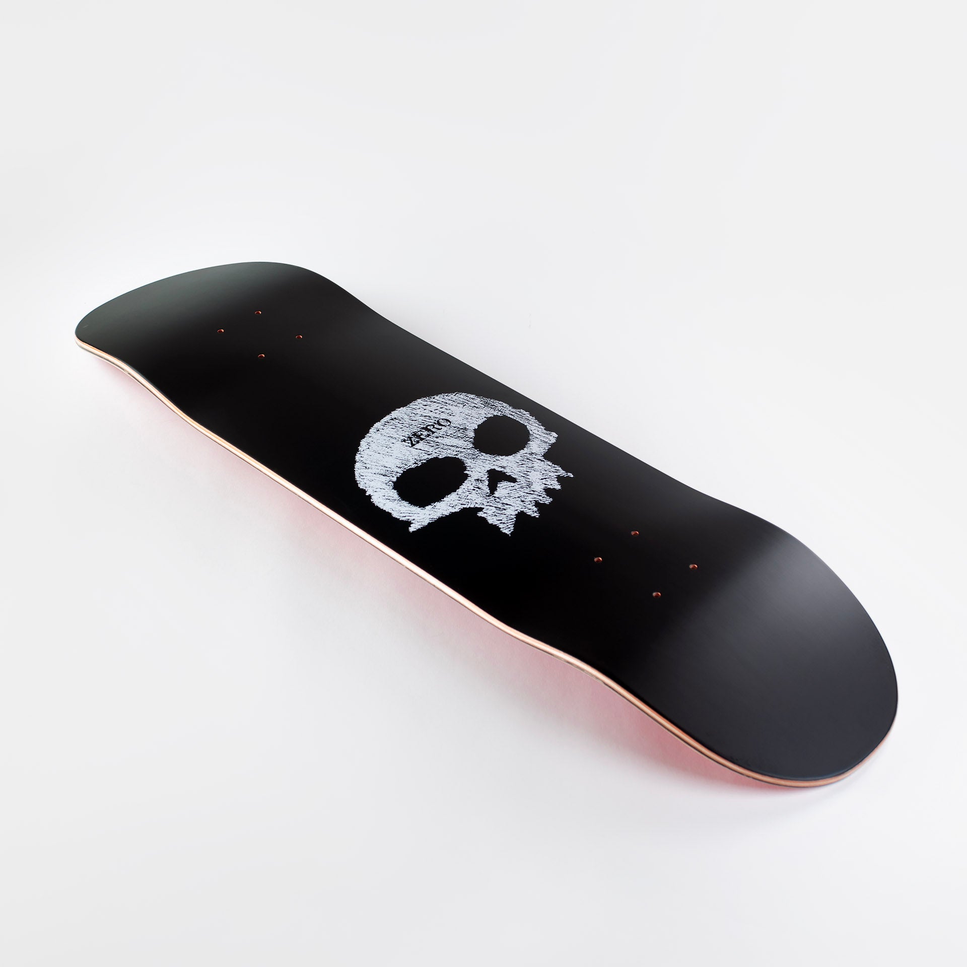 Zero 8.5" Single Skull Chalkboard Deck - Black - Prime Delux Store