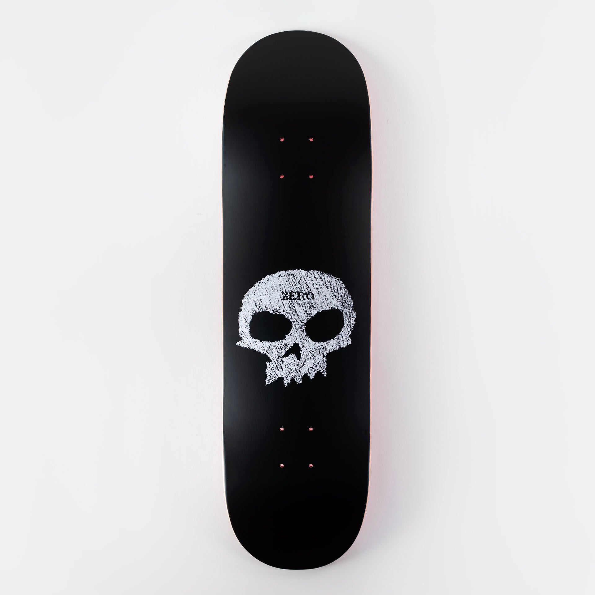 Zero 8.5" Single Skull Chalkboard Deck - Black - Prime Delux Store