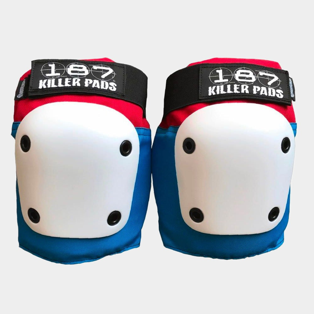 187 Killer Pads Fly Knee Pad – Red / White / Blue - Prime Delux Store