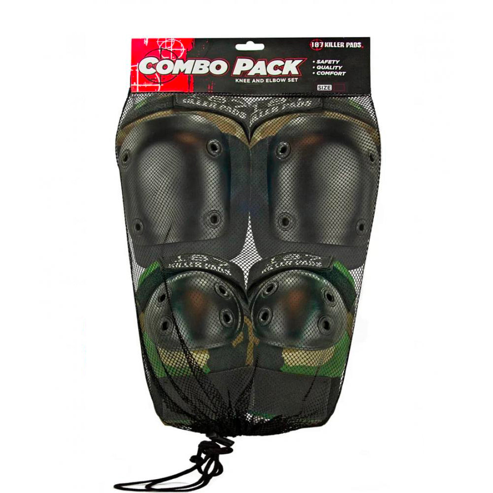 187 Killer Pads Combo Pack Knee & Elbow - Camo - Prime Delux Store
