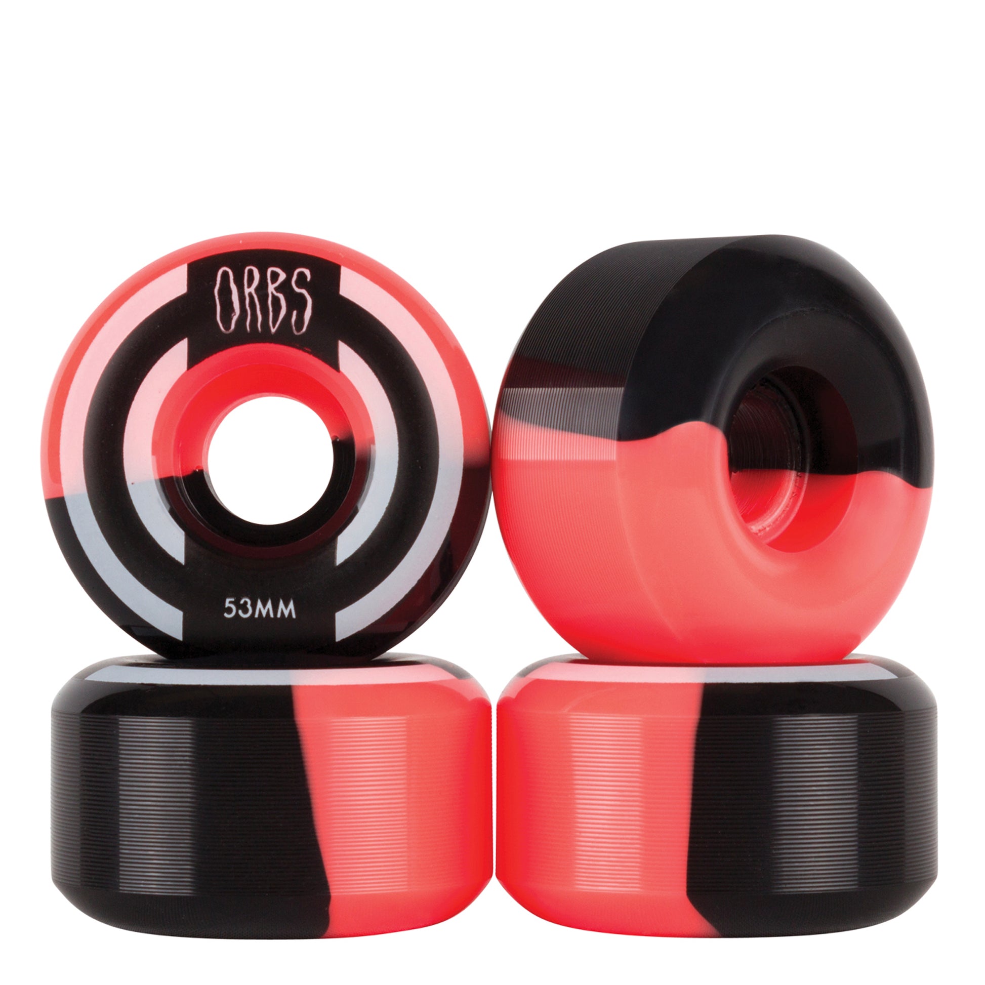 Orbs - 53mm - Apparitions Splits - Coral / Black - Prime Delux Store