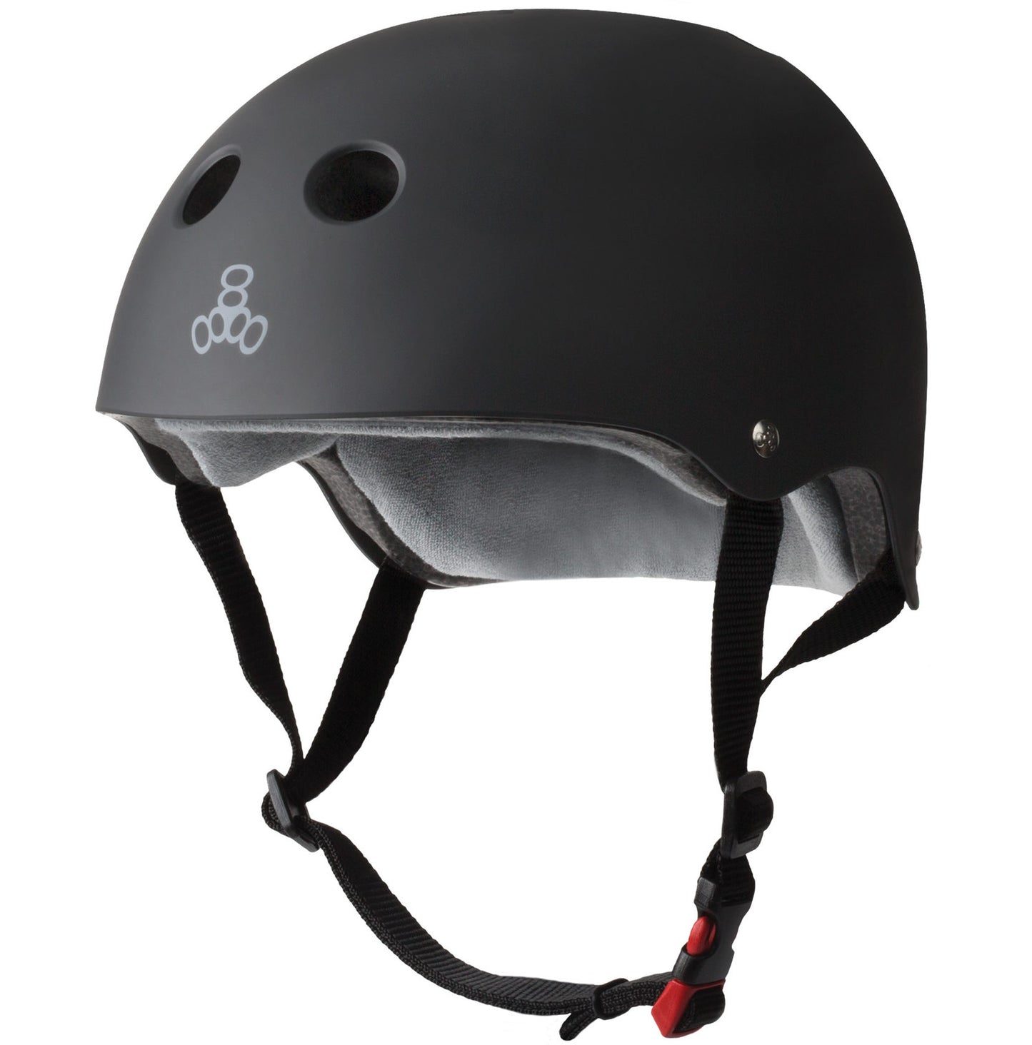 Triple 8 Sweatsaver Certified Rubber Black Helmet - Prime Delux Store