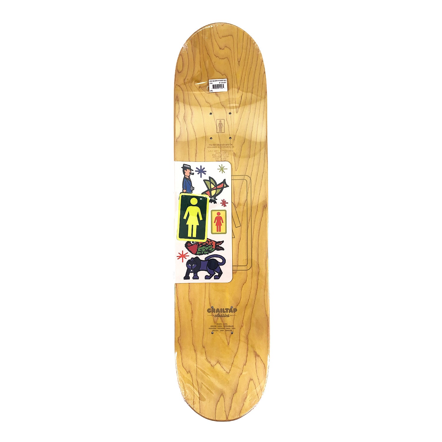 Girl - 8" - Pictograph Andrew Brophy Deck - Prime Delux Store