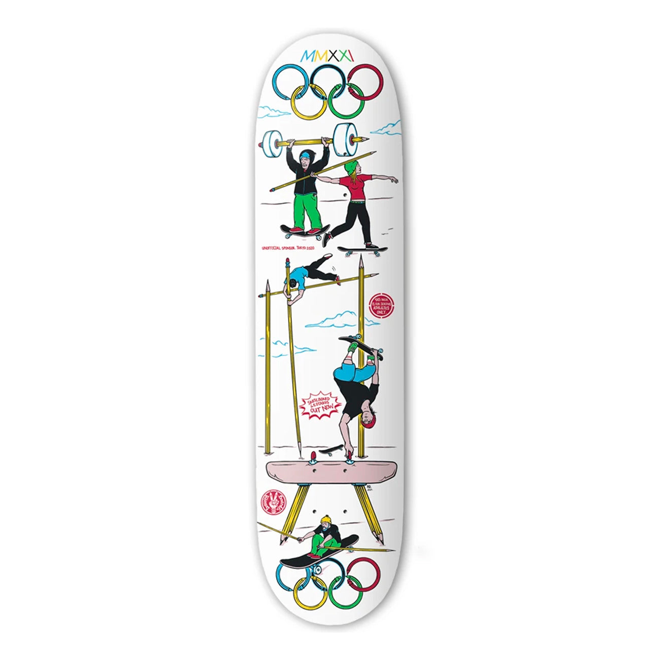 The Drawing Boards - 8.5" - No-lympics Deck - Prime Delux Store