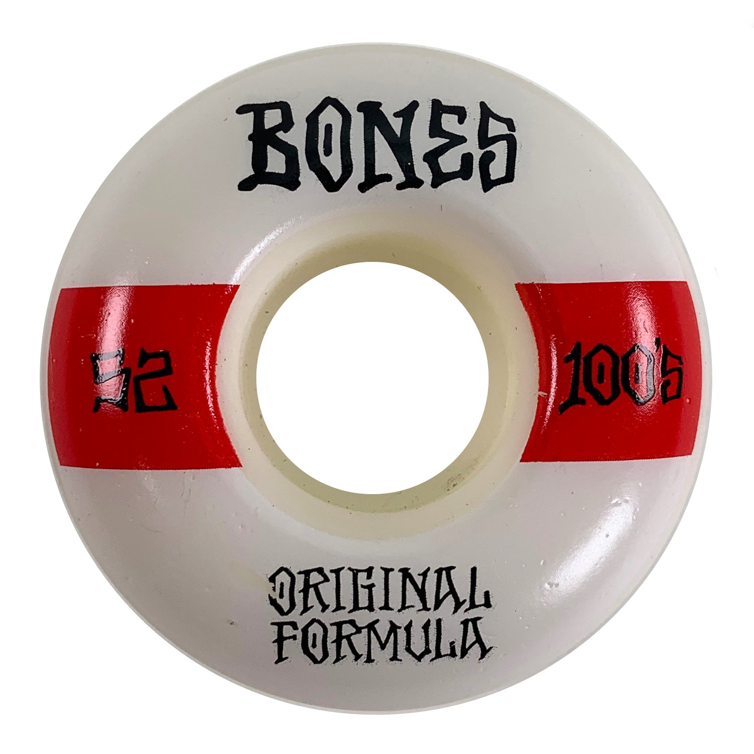 Bones - 52mm - 100's #14 V4 Wide - White / Red - Prime Delux Store