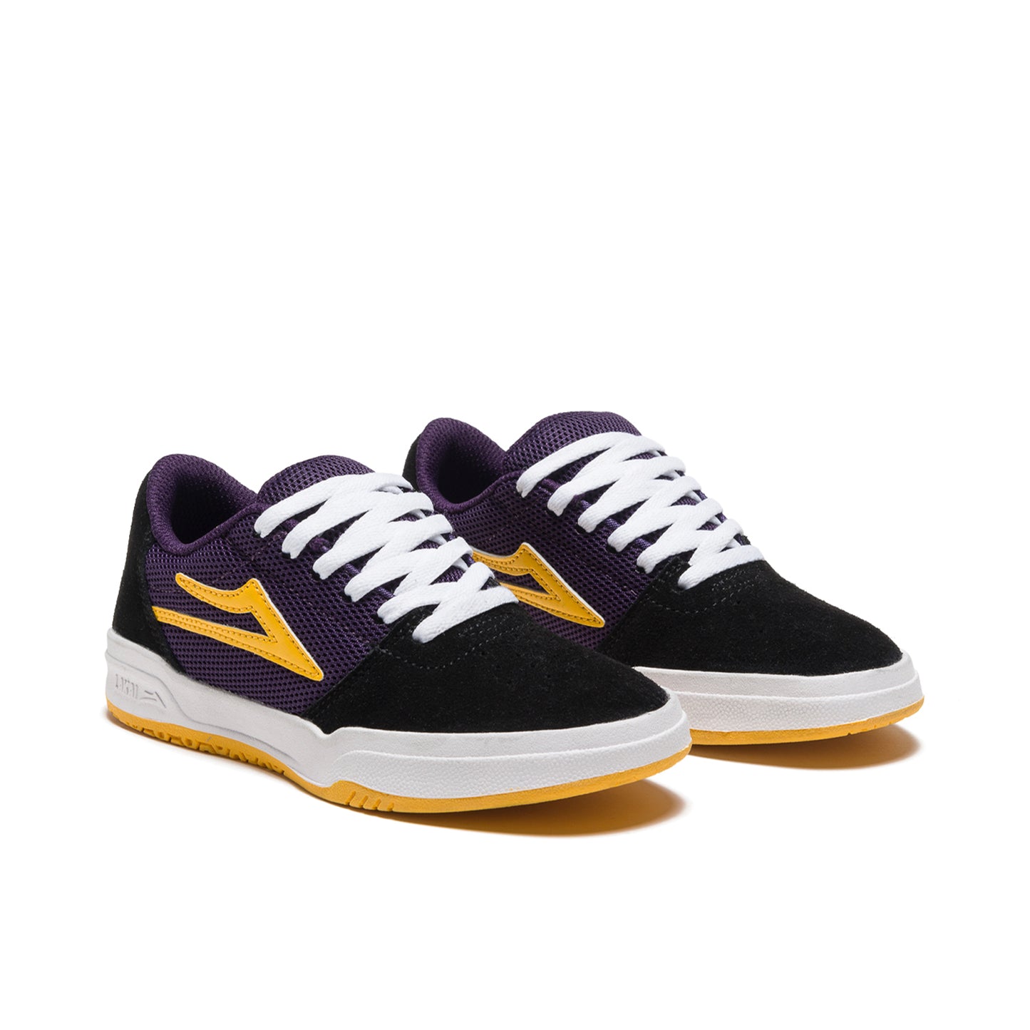 Lakai Brighton Kids Suede - Black / Grape - Prime Delux Store