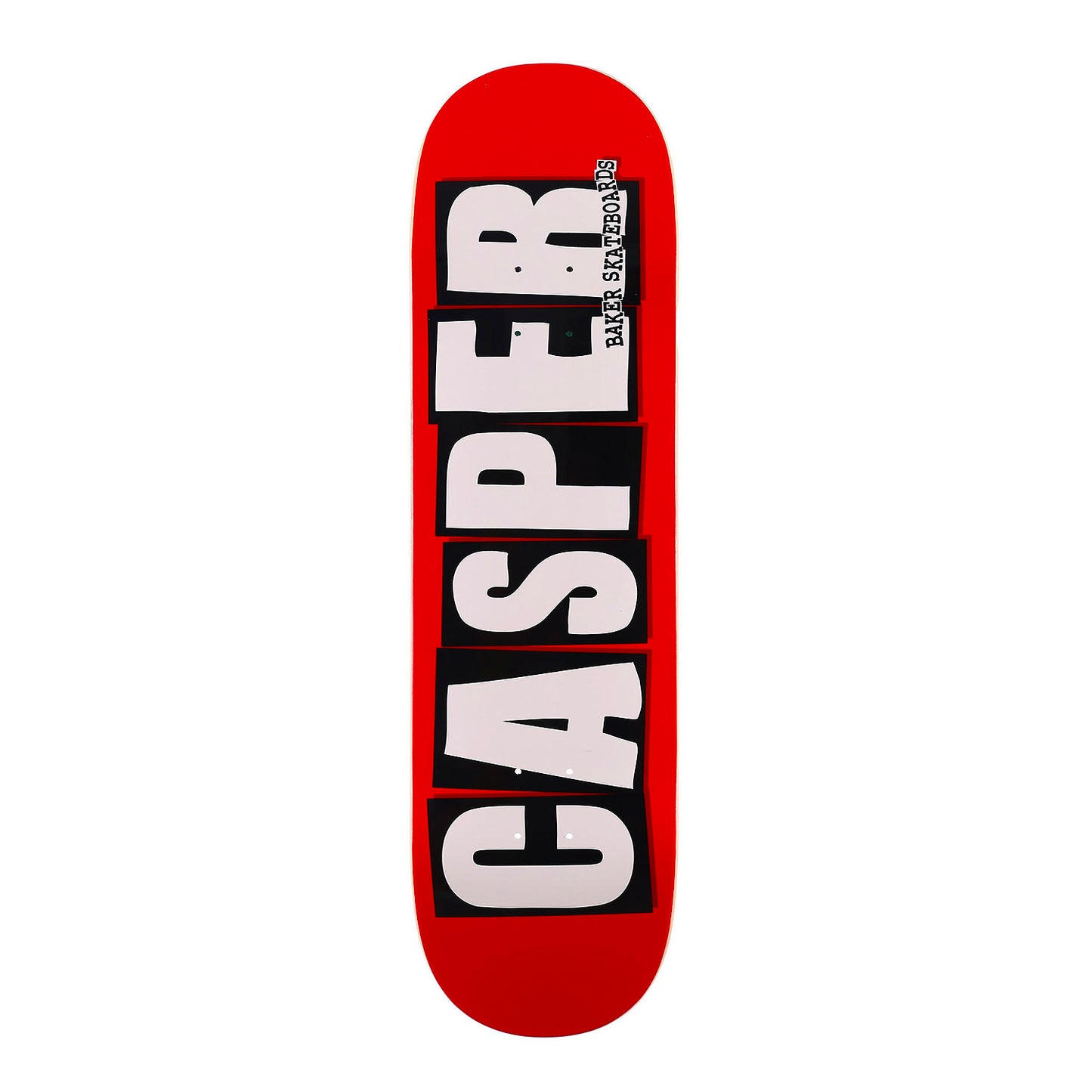 Baker Skateboards Casper Brooker Logo B2 Deck Red - 8.5" - Prime Delux Store