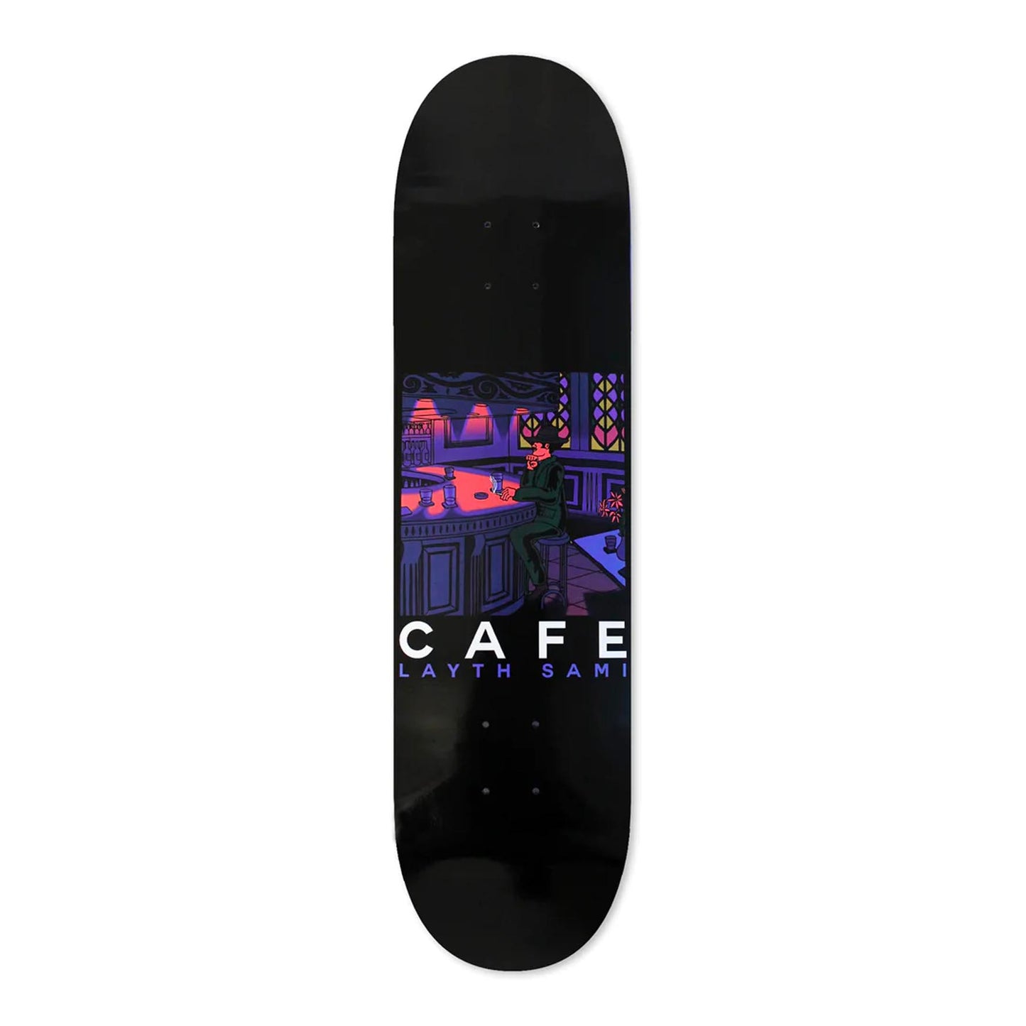 Skateboard Cafe - 8.5" - Barfly Deck - Black - Prime Delux Store