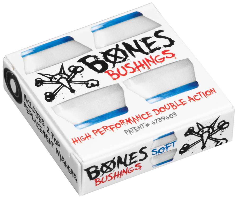 Bones Hardcore Bushings Soft 81 - Blue / White - Prime Delux Store