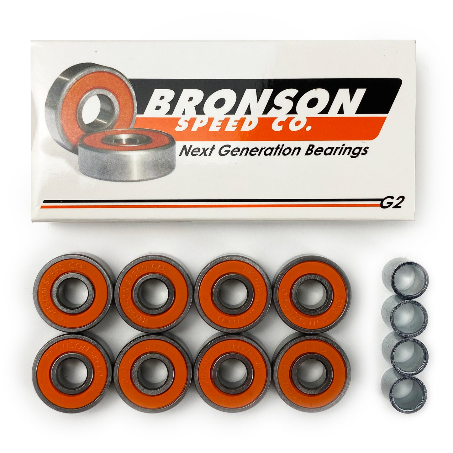 Bronson Speed Co. Bearings G2 (Pack of 8) - Prime Delux Store