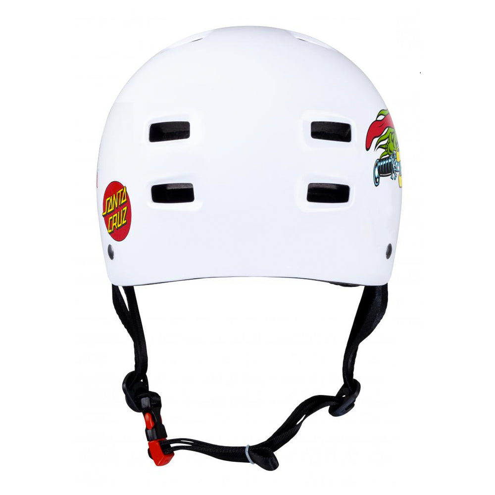 Bullet x Santa Cruz Helmet Slasher Youth - Gloss White - Prime Delux Store